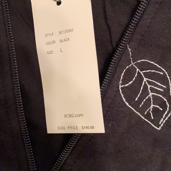 BCBG cotton zippered hoodie/sweatshirt - Picture 9 of 12